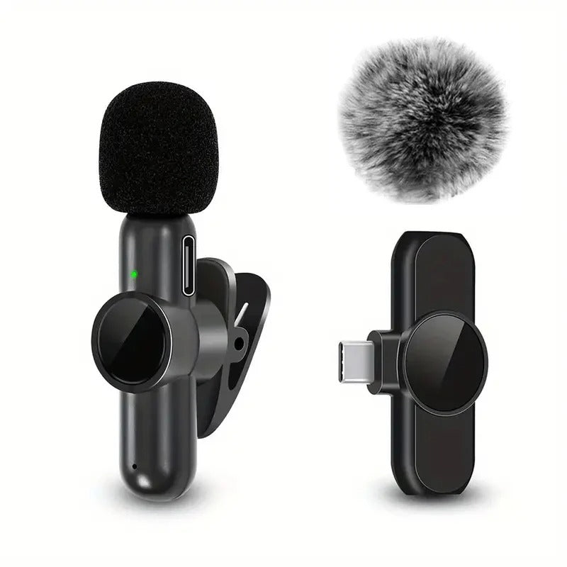 Wireless Microphone With Windproof Cover
